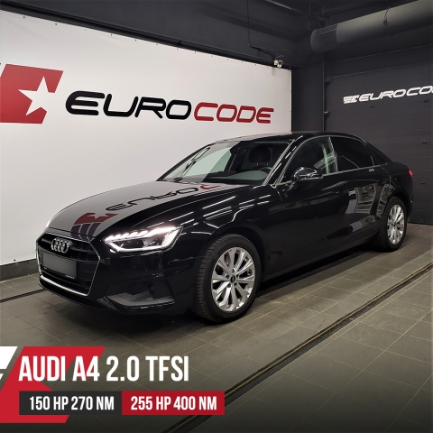 Чип тюнинг Audi A4 B9 35TFSI DEMB 150hp 
